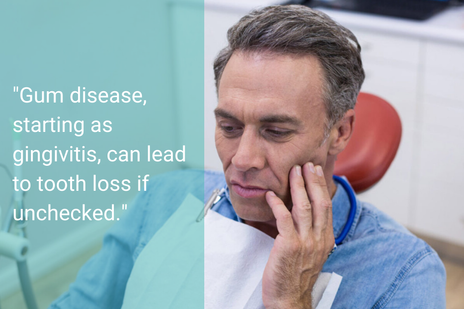 gum disease can lead to tooth loss